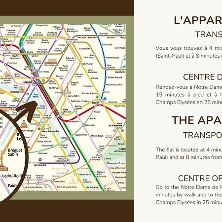 شقة New&Renovated Cosy Flat In The Marais !!! 4Pers باريس المظهر الخارجي الصورة
